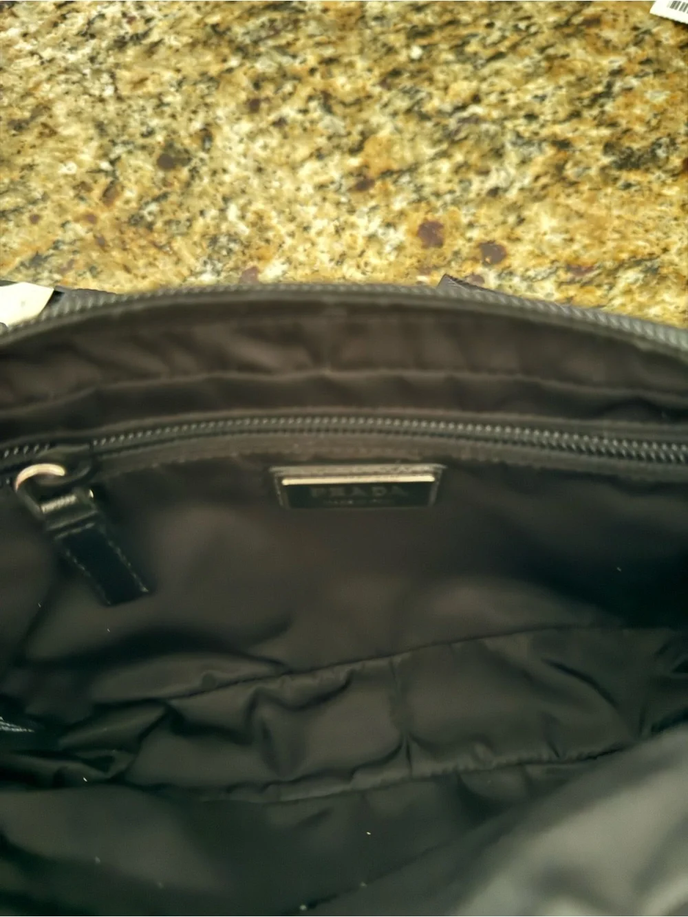 Prada Olive Nylon Belt Bag with Black Strap - Picture 5 of 6